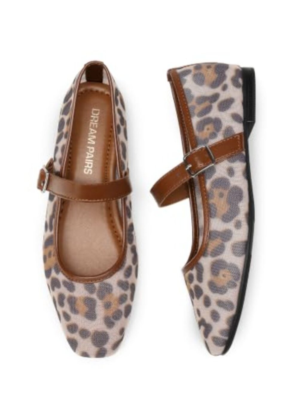 Mary Jane Ballet Flats with Buckle Closure